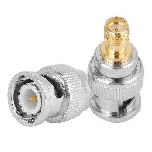 2 sztuki wtyczki BNC na gniazdo SMA wtyczka RF adapter koncentryczny konwerter testowy - Zdjęcie 6 z 8