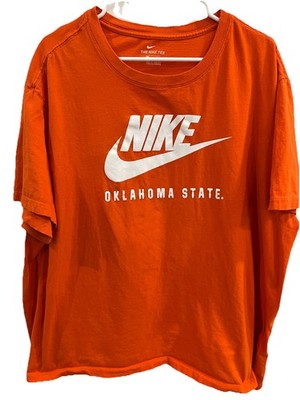 NIKE OKLAHOMA STATE COWBOYS VTG Y2K OSU Large Logo Nike Tee. Size 3XL.