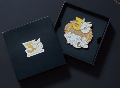 Pokemon 30th Anniversary Korea Exclusive Badge Pin Sealed Official