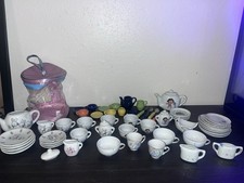 Miniature Tea Set Mixed LOT, 50 Pieces