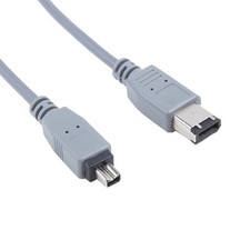 Firewire iLink 6-4 Pin DV Video Cable Cord Lead For Sony DCR-HC65/e DCR-HC20/e/k