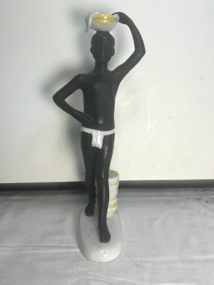 Seltene Figur ''Afrika'', Leningrader Porzellanmanufaktur, LFZ