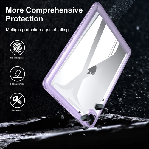 Acrylic Transparent Hard Back Case For iPad 10th 10.9, 9 8 7th 10.2" mini 65 Pro - Picture 7 of 26