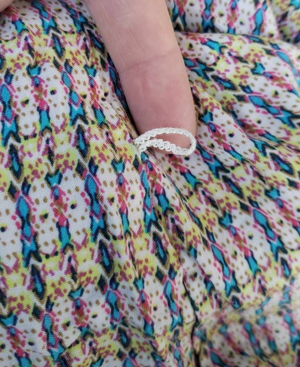 Gap size Medium double-strap print maxi dress pin… - image 8