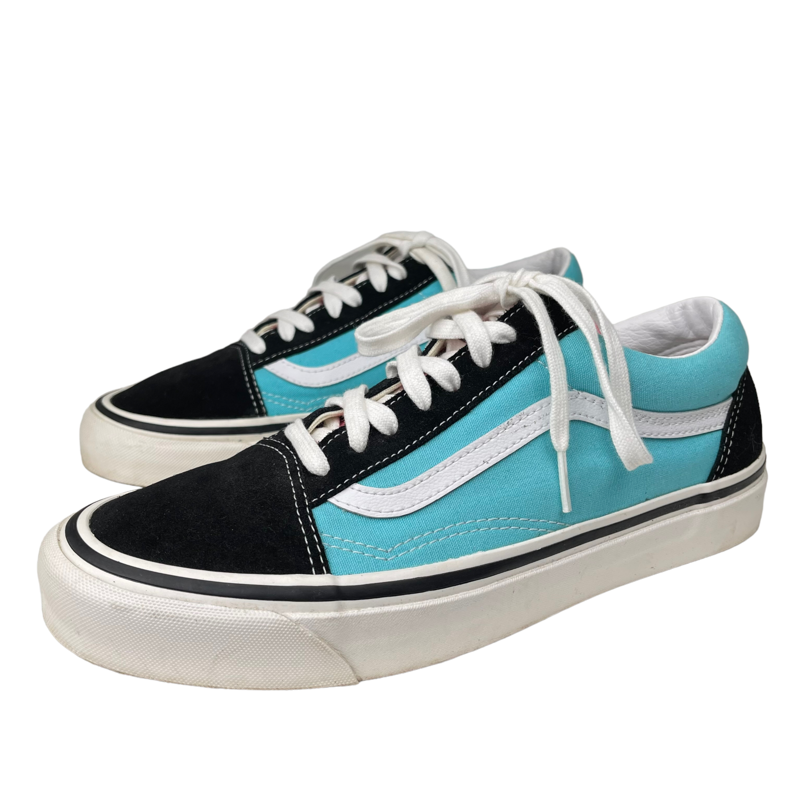 Vans Old Skool 36 DX Mens 9.5 Womens 11 Colorblock Black Aqua White  VN0A38G2VPJ | eBay