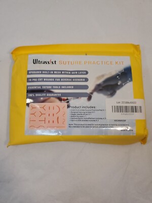 Ultrassist Suture Practice Kit for Medical and Vet Students, Startup Suture Kit 