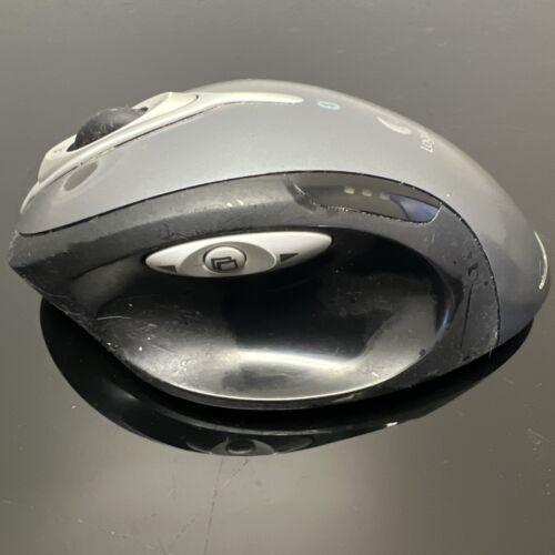 Logitech M-RBA97 Black/Gray 1000-DPI 4-Button Scroll Wheel Wireless Laser Mouse - Picture 8 of 10