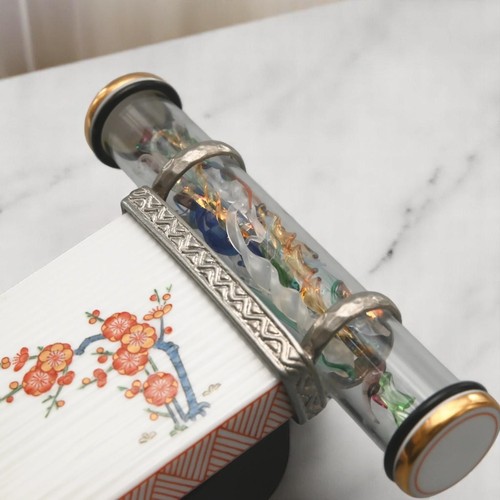 Kaleidoscope Arita Porcelain Ko-Imari Shikunshi Design Dry Type Japan - Picture 8 of 8