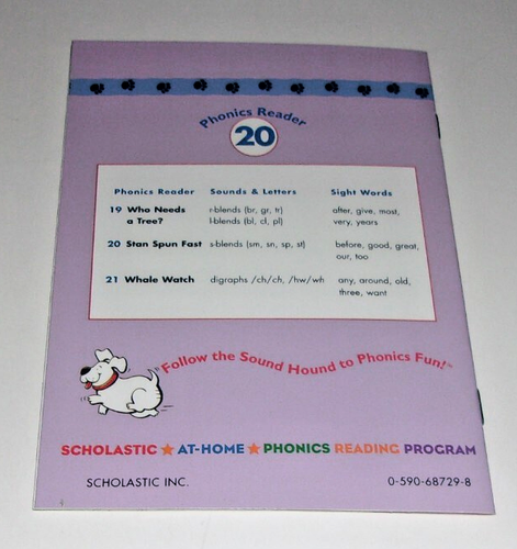 Scholastic Phonics Reader #20 Stan Spun Fast By Gail Tuchman - Picture 2 of 2