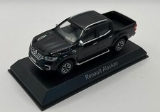Renault Alaskan 2017 in black, 1:43 scale crew cab model from Norev, 518351