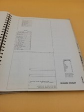 1982 FORD GRANADA MERCURY COUGAR ELECTRICAL WIRING DIAGRAMS GUIDE SHEETS FACTORY