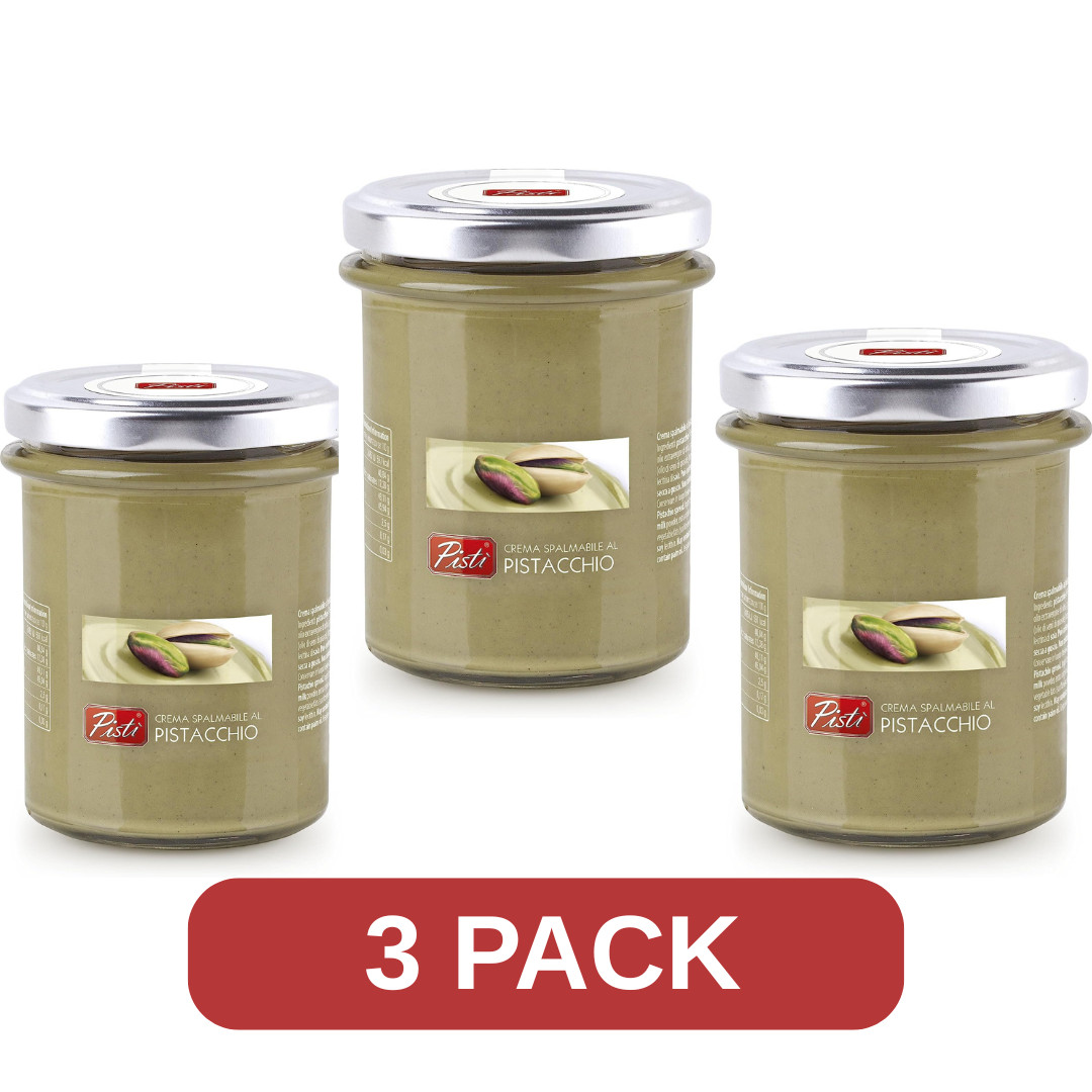 Crema de pistacho siciliano premium para untar - 7,05 oz | 45 % pistacho | Sin aceite de palma