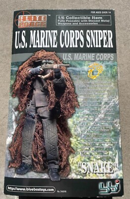 Blue Box Toys Elite Force U.S. Marine Corps Sniper 