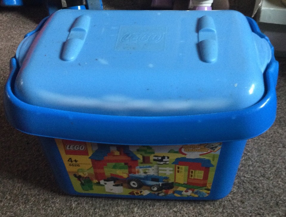 Blue Lego Storage Box eBay
