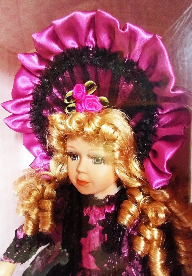Victorian Style Collectible Memories Doll Scarlett Comes In A Case  - Image 2 of 4
