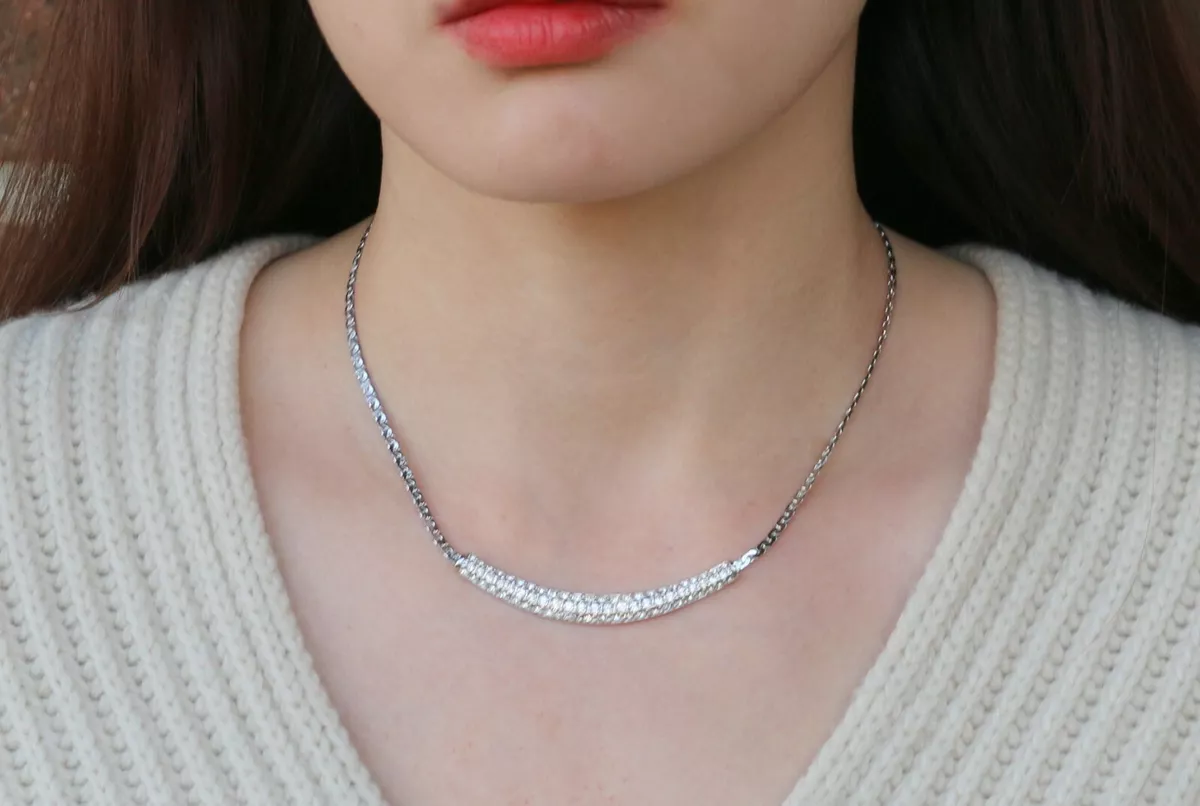 Swarovski crystal necklace ebay sale