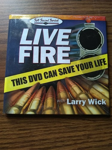 DVD: Live Fire Split Second Survival Larry Wick Self Defense Against Guns Disarm - Bild 1 von 3