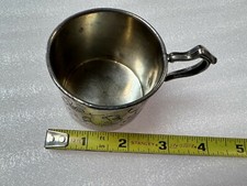 Vintage Benedict Silver Plate 683 "BABY" Child's Cup Made in USA
