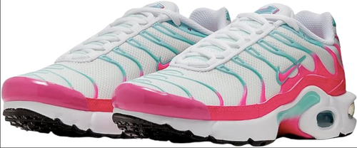 Youth Nike Air Max Plus Shoes -Style# 718071 102 -Size 6Y or Women's 7.5 -NEW