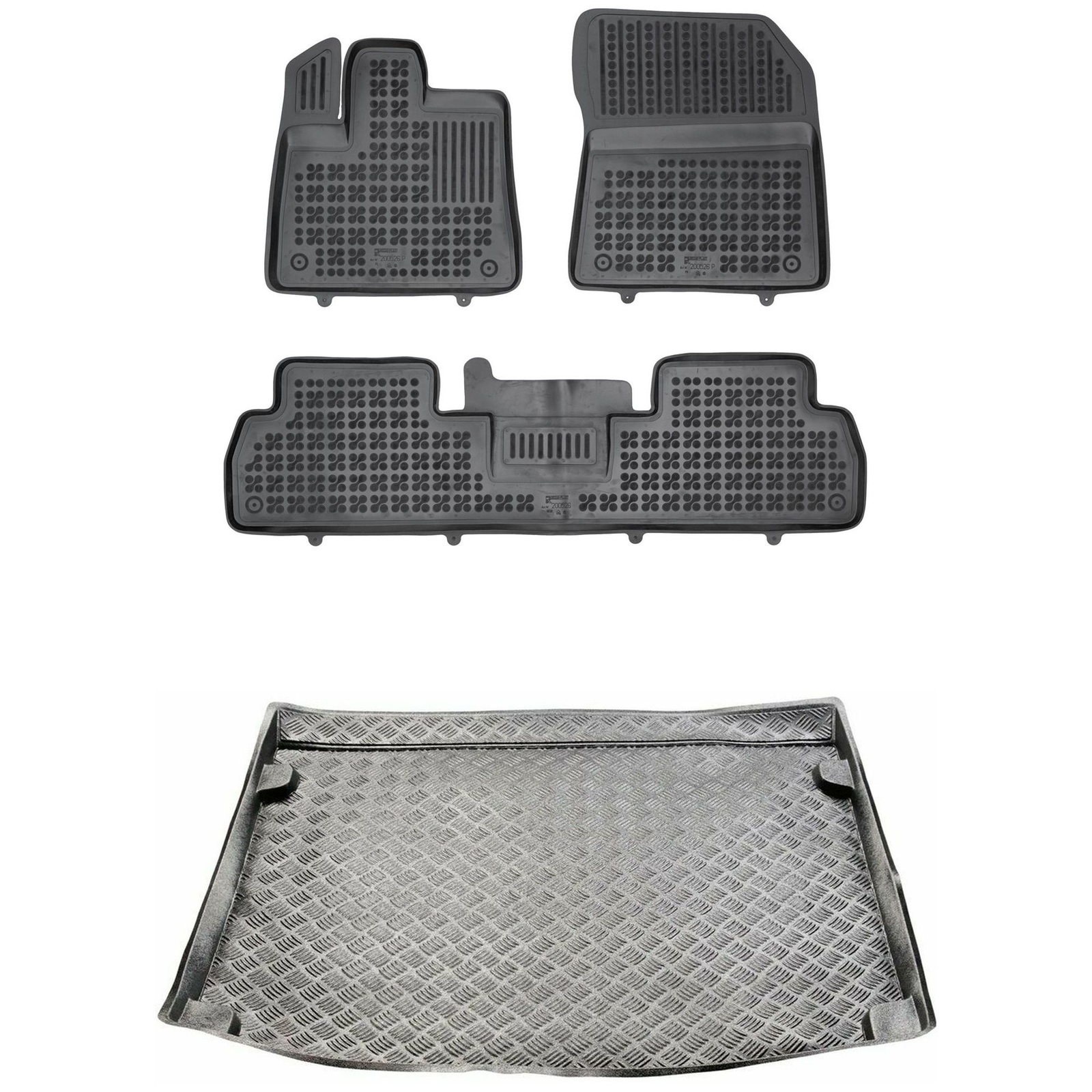 Tapis de coffre PE thermoformé haut de gamme pour Opel Combo E L