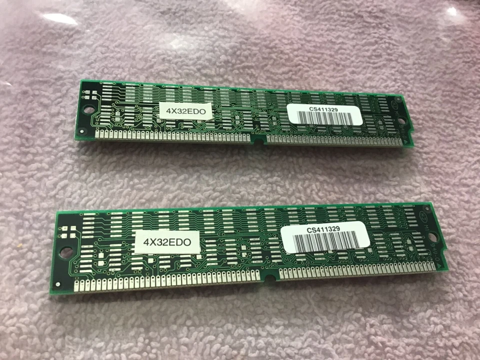 Vintage 32mb   (2x16mb)   4X32EDO – 2 Memory Modules - Image 2 of 2