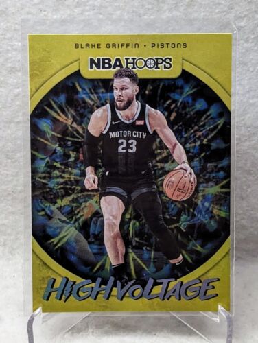 Blake Griffin 2019-20 Hoops Premium Stock High Voltage Insert No.13 Pistons - Picture 1 of 2