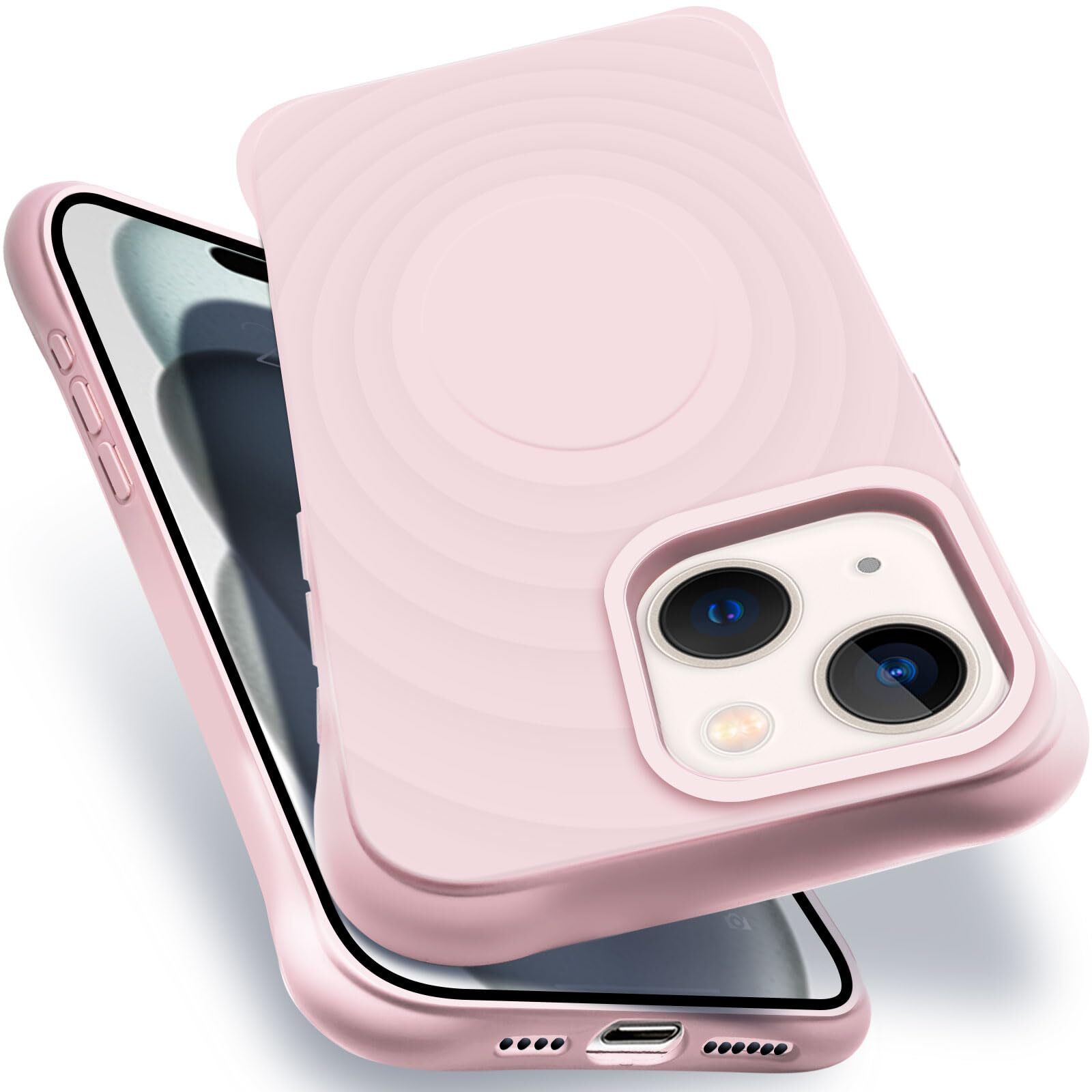 for iphone14Plus for iphone15Plus MagSafe Compatible Case Shockproof US Mil 747