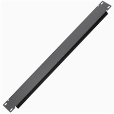 Brush Cable Manager 1U, 19 Inch, 5 Pack Mount Cable Management Panel Black/White