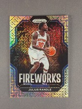 2022-23 Panini Prizm Fireworks #22 Julius Randle /25 Mojo Prizm SSP