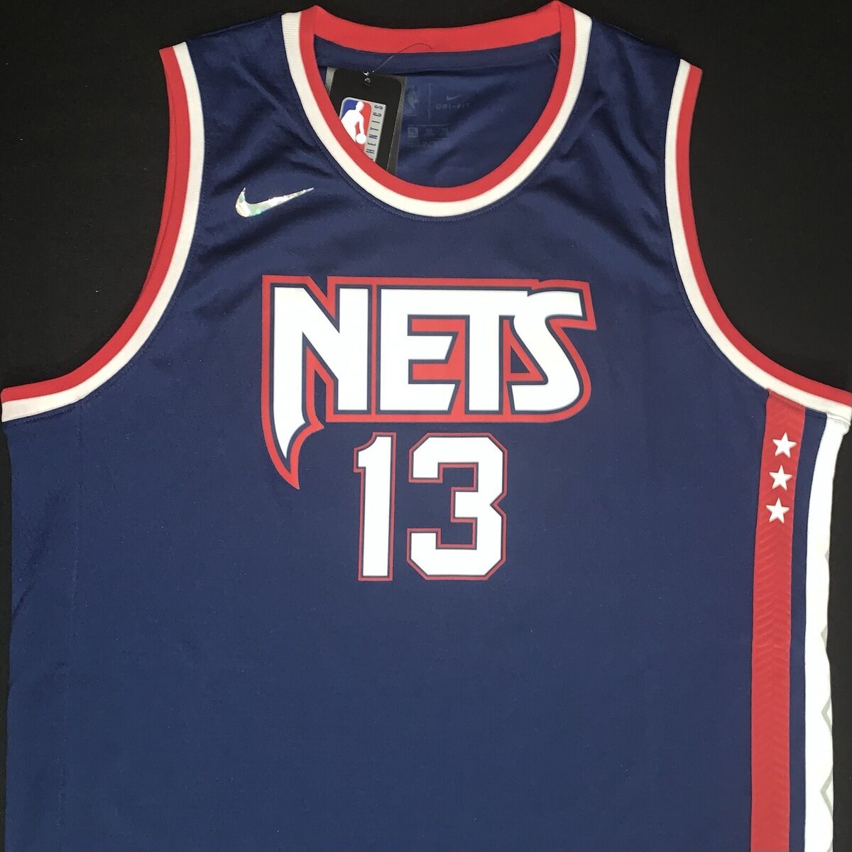 NWT Nike James Harden #13 Brooklyn Nets Blue City Jersey NBA NWT Nike James Harden #13 Brooklyn Nets Blue City Jersey NBA