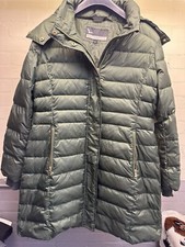 Women's Jacket Hawke&co Full Zip Hooded Green Size Large