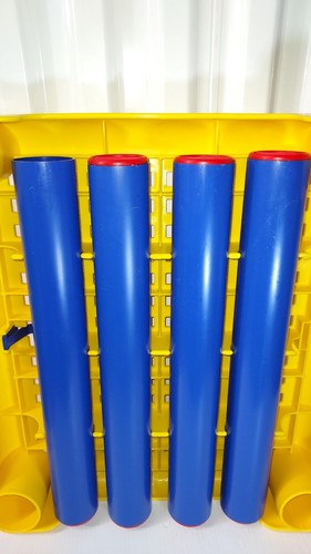Brik Lego Play Table Tyco Duplo Grid Tikes Blocks Storage Travel Reversible Vtg - Picture 17 of 23