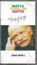 GINO PAOLI - MATTO COME UN GATTO TOUR 91-92 - VHS (NUOVA SIGILLATA) 