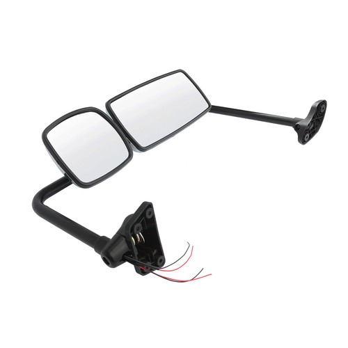 Chrome Door Mirror Assembly Heated w/Arm For Columbia M2 106 LH+RH Side 2PCS - Picture 5 of 8