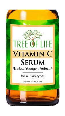 Anti Aging Serum Vitamin C Extract 1 oz. Youthful Glow Soft Smooth Hydrated Skin