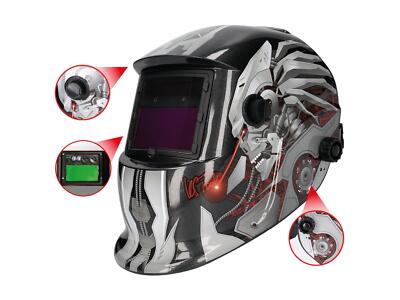 KS TOOLS 310.0195 Automatik-Schweißer-Schutzhelm, Steel Design