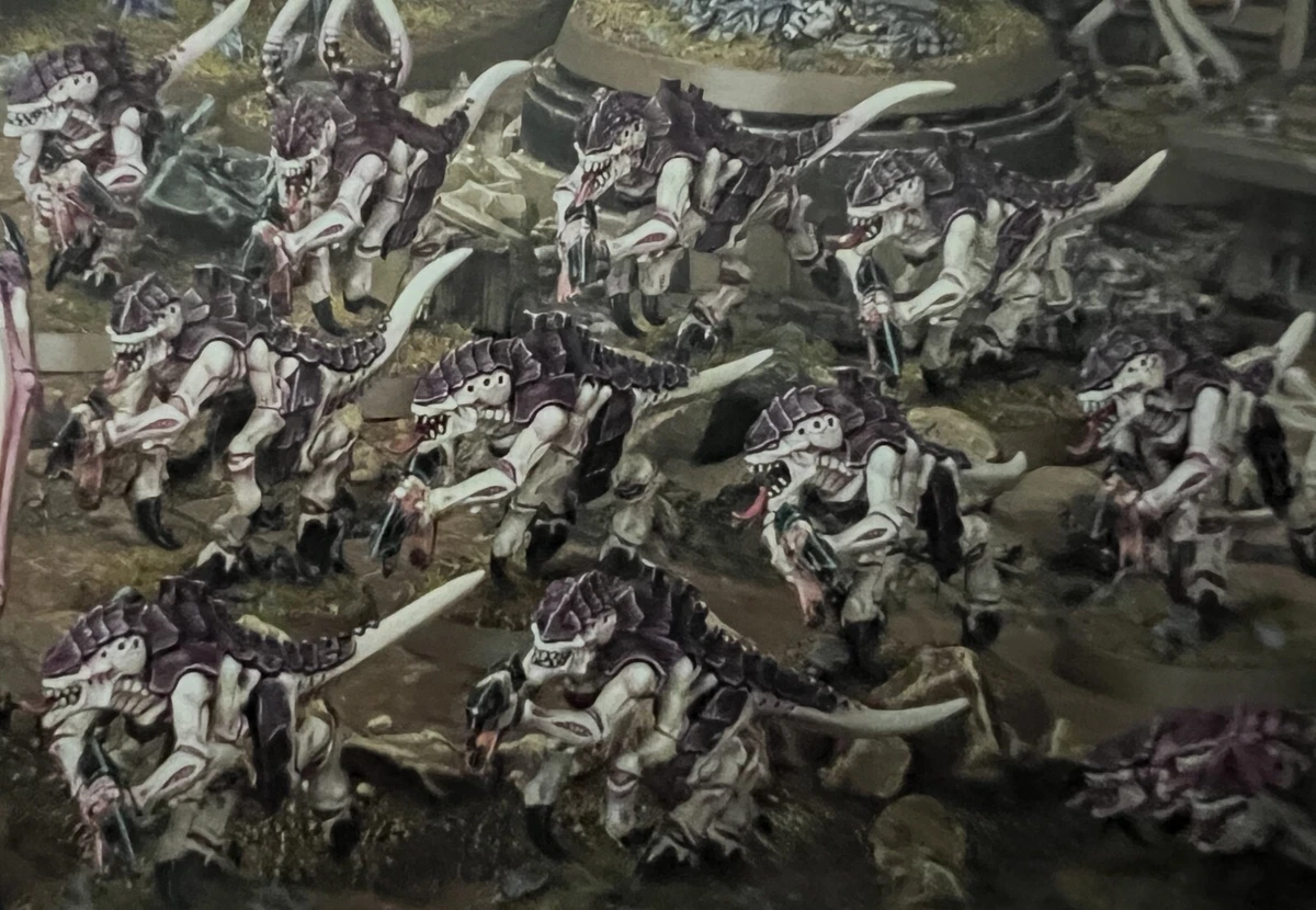 La communauté Warhammer peint les Tyranides du Léviathan