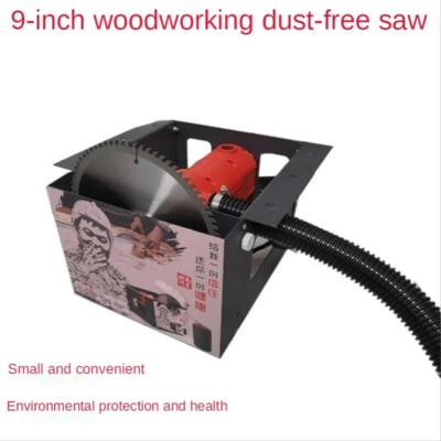 9Inch Woodworking Dust-Free Table Saw Inverted Saw Wooden Floor Plasters Cutting