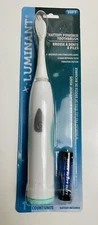 Luminant Battery Powered Toothbrush Soft . Green accents. NEW