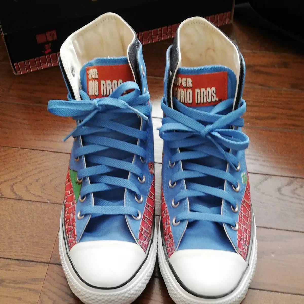 Super mario cheap shoes converse