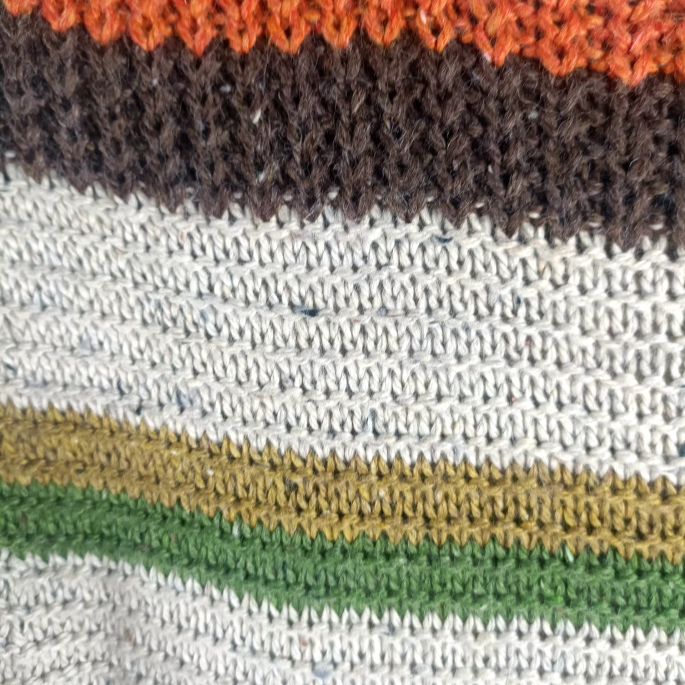 Dashers Chunky Hand Knit Heavy 100% Wool Sweater Men's Crew Neck Size - Image 2 of 4