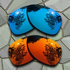Sky Blue Red Orange Polarized Lenses Replacement for-Oakley Cohort OO9301