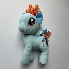 Hasbro 2012 MY LITTLE PONY RAINBOW DASH 12  Plush Embroidered Features