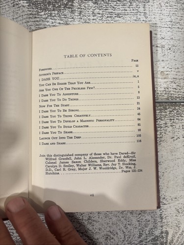 I Dare You! By William H. Danforth 1953 15th Edition Hardcover - Picture 6 of 6