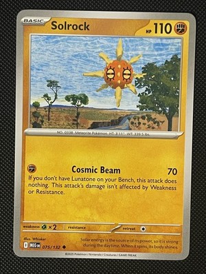 Pokémon - Solrock - MEG 075/132 - Uncommon - English - Near Mint