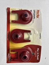 Korky 2001TP Rubber Red Universal Plus Premium Toilet Flapper 2 in. with Chain