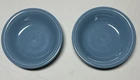 Set Of 2 Fiesta Periwinkle Blue 5-3/8” Fruit Bowls Fiestaware Retired 6 Oz USA