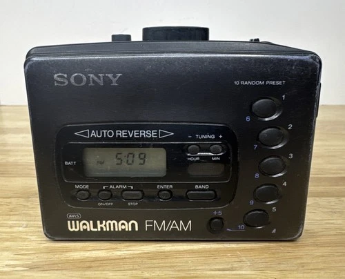 Vintage sony Walkman WM-FX41 Cassette Tape Player Am FM Radio tested