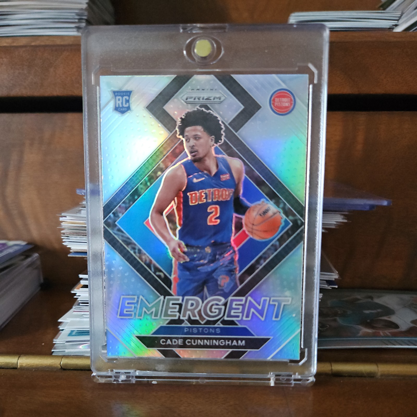 2021-22 Panini Prizm #22 Cade Cunningham Emergent Silver Rookie RC