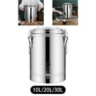 Cold and Hot Drink Dispenser Hot Water Dispenser Stainless Steel Tea Barrel for